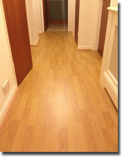 Lifestyle laminate fitted throughout a flat